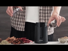 40gの小さい自動エスプレッソ メーカー、小型スパイス豆のマットな黒いコーヒー グラインダー