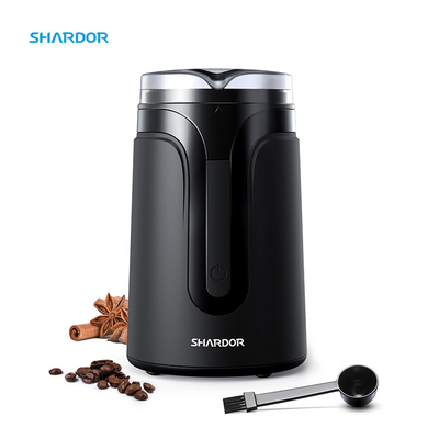 Shardorの小さい携帯用ぎざぎざの粉砕機の多機能電気製造所のスパイスの黒