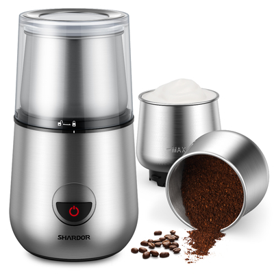 2つ1つの注文のコーヒー豆挽器に付きおよび1半自動冷たいミルクに付き泡立てる 2を搾り出すため