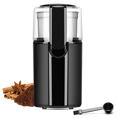 ULのプラグの電気コーヒー豆挽器の粗い粉の黒いステンレス鋼のコーヒー豆挽器機械