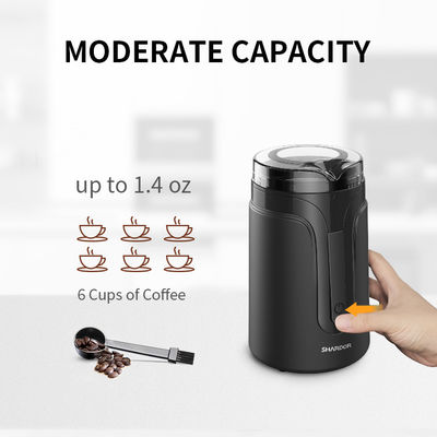 小さい刃のコンパクトの自動電気コーヒー豆挽器150W 40g