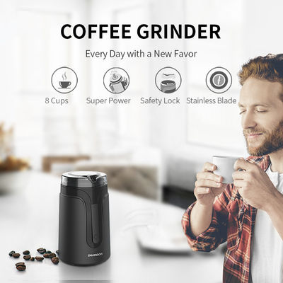 小さい刃のコンパクトの自動電気コーヒー豆挽器150W 40g