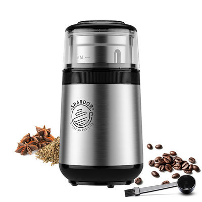 中型の粉の取り外し可能なコーヒー豆挽器EUは透明なふたSS304の銀製のコーヒー機械を差し込む