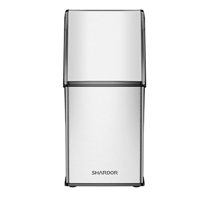銀304のステンレス鋼の電気コーヒー豆挽器のふたの出版物ボタンのコーヒー豆の製造所の粉砕機