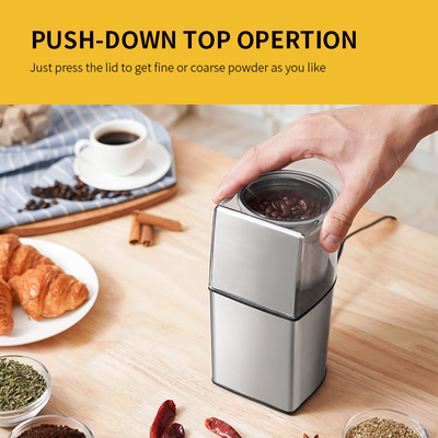 70g取り外し可能なコップが付いている再充電可能なコーヒー豆挽器200Wのコードレス コーヒー豆の粉砕機