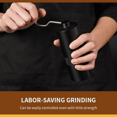 ビジネス ギフトのための手動の手動ぎざぎざのコーヒー豆挽器の手動クランクの円錐ぎざぎざ