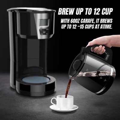 CM515Bの家の滴りのコーヒー メーカーの暖かい自動プログラム可能な1.8L白12個のコップのコーヒー メーカー