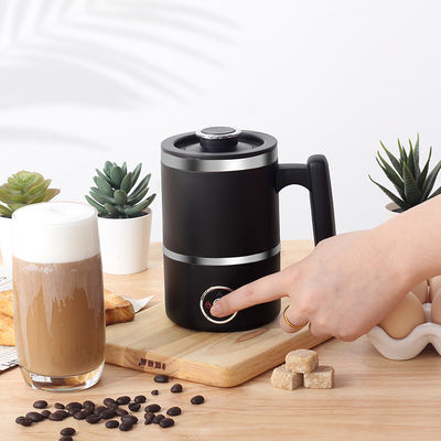 エスプレッソのミルクの泡立てるの黒の取り外し可能な冷たく熱いミルクの暖房Foamer 4 1の300ML